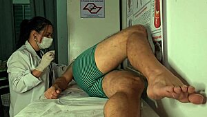 i'm the nurse and this patient got a huge erektion in front of me, so i gave him a blowjob