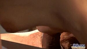 sexy teen 18+ blows grandpa then rides his cock and swallows cum.