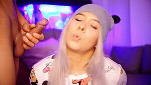 This submissive Latina can't sleep without the taste of cum on her tongue, her mouth always seeking more.