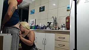 Hot Latina Stepmother Gets Bareback Fucking In Kitchen!