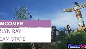 贾兹林雷户外裸体秀大奶美艳