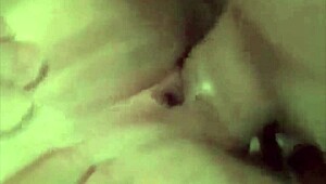 the husband pounds his wife's mature body