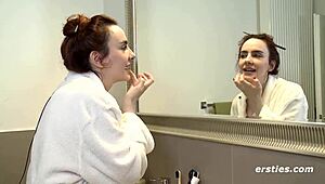 Claudia takes you under the shower