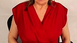 busty giantess granny has fun with tiny 18+ step-grandson