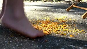 perverted neighbor doctor tampa sniff raven rogue feets & socks while helping change her oil on beat2feet - reup