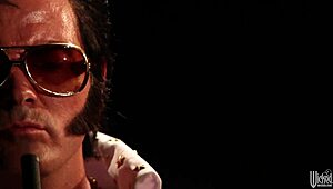 Elvis Parody Threesome Featuring Blonde Performers