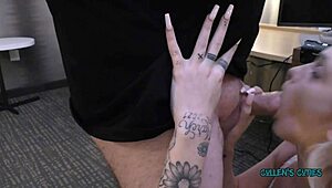 Joey White Dominates With Deepthroat And Handjob In Missionary