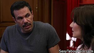 classy milf banged and blasted with hot cum in group