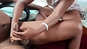 big daddy fucks my pussey hard with his hairy black cock after payin my rent