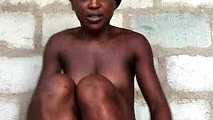 crazy bitch enjoys privacy before using dildo on pussy and asshole