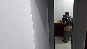 Wife moans while cheating with plumber