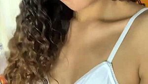 Beautiful petite 18+ woman does amateur selfie masturbation. 😘