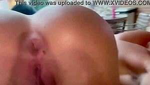 taking that 23cm thick cock deep in my ass hard