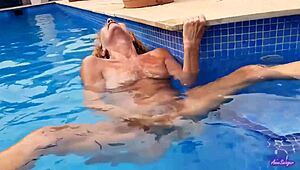 Nice weather for pool sex with partner 😏