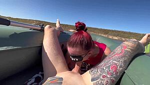 Hey, caught this mature prostitute deep throating a monster cock outdoors in pov.