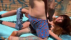 Tired Stepmother Gets Arm Punched In Ass With Sex Toy