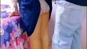 Throw them inside teacher, my tight pussy craves cock for the first time! 😏🍆