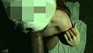 Wife strips naked on street and offers ass to stranger in woods. 😈