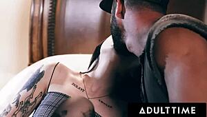 Adult Time - Twisted Goth Baddie Charlotte Sartre Gets Off On Tragedy Insane Squirting Fuck