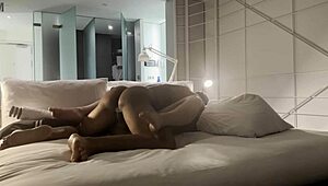 creampie in the middle of the night with my latina friend luiza marcato and leo santos.