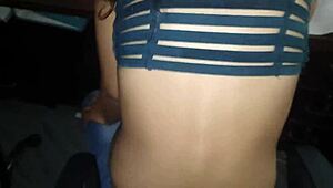 Married office colleague fucked in office overtime at night