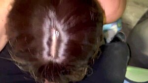 Big-ass roommate sucks monster cock, swallows cum for rent