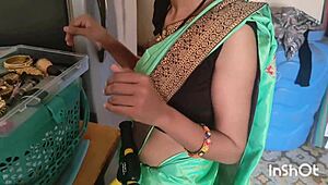 Is my village bhabhi Shivani teasing in that green saree?