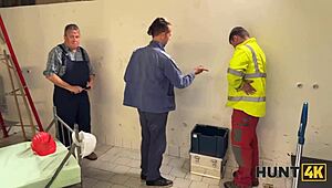 Hunt4K Teen 18+ Used Her Tight Pussy To Have Fun At Her Work Shift