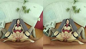 czech vr 569 - sexy brunette loves anal