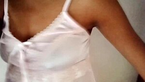 Indian teen 18+ girl needs to fuck around home while alone, casting natural tits and milk