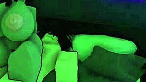 Busty Follower Asks for Hard Fuck and Cum Inside in Roblox