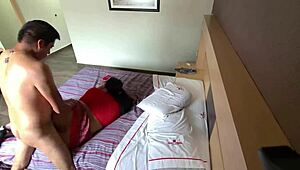 sexy latina milf gets interviewed and licked in homemade casting