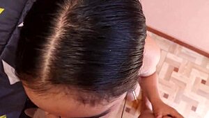 She filled my pussy with hot cum after that intense blowjob! 🔥