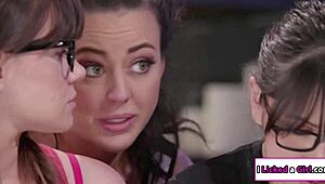 Four Teens Explore Intimate Pleasures Together