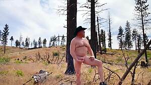 Simscristian05 takes naked walk in the burn sheer