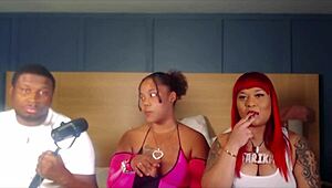 homebody latina gets banged in a wild 10-man gangbang orgy with black and ebony guys