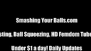 We Are Going To BUST YOUR BALLS So Fucking Hard In This POV 3Some