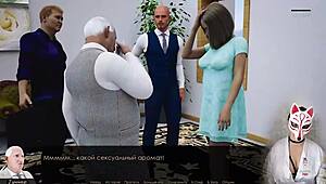 special request in office with blonde secretary