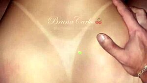 Blonde wife frees ass for endowed guy's rough doggystyle creampie