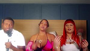 homebody latina gets banged in a wild 10-man gangbang orgy with black and ebony guys