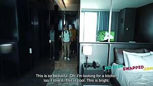 Hungry vacation milfs get double action from step-son! 😏 Nikki Zee and Jessica Aaren with David Lee.