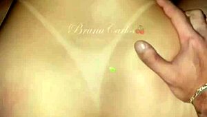 Blonde wife frees ass for endowed guy's rough doggystyle creampie