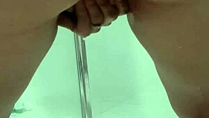 Teen Bent Over Squirting In Bathroom With Juicy Ass Exposed