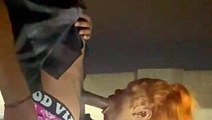 黑妞比尔街停车场被内射满屄