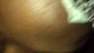 Transsexual Slut Sucks Monster Cock With Sloppy Oral Skills