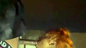 黑妞比尔街停车场被内射满屄