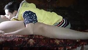 At the village disco, I SEDUCED my neighbor while her boyfriend smoked outside!