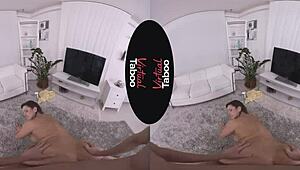 Virtual Taboo: Wanking Needs Some Pranking With Brunette's Big Ass And Shaved Pussy