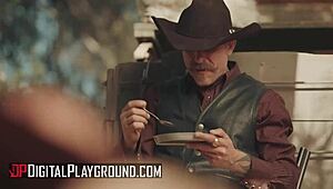 i get slutty riding cowboy scott nails in cowgirl position