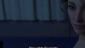 Busty 40 year old milf feels romantic passion with horny pervert in 3d game